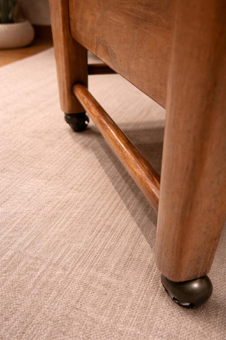 1950s Set of Four Mid-Century Modern Lounge Chairs With Original Casters - 4