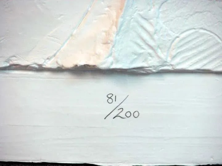 1990s "Zelda" Paper Cast Face of a Woman by Frank Gallo - 4