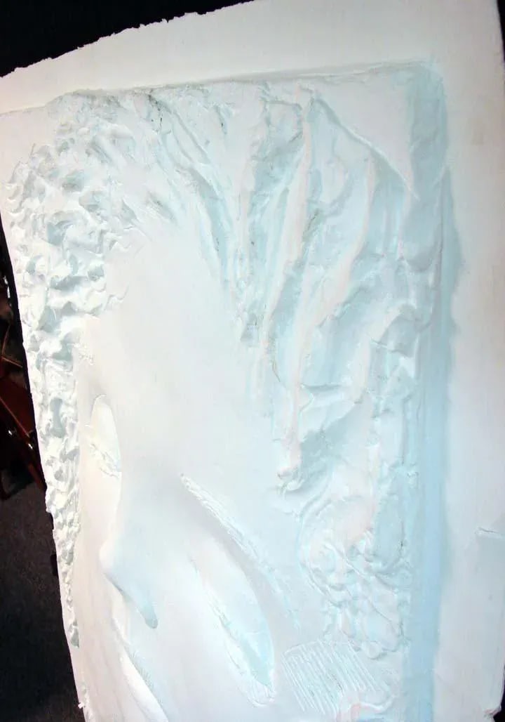 1990s "Zelda" Paper Cast Face of a Woman by Frank Gallo - 7