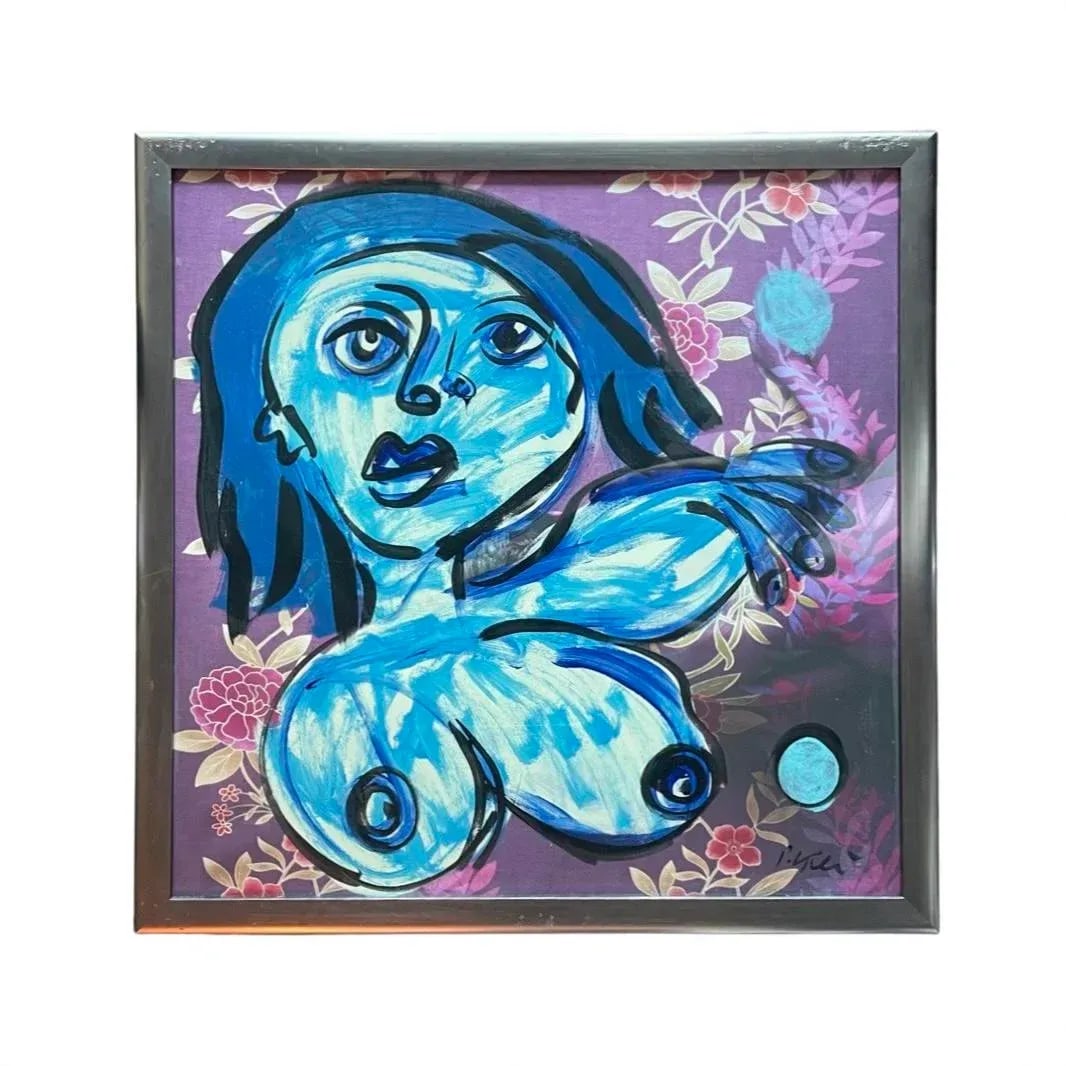 Contemporary Abstract Expressionist Acrylic Painting by Peter Keil, Framed - 4