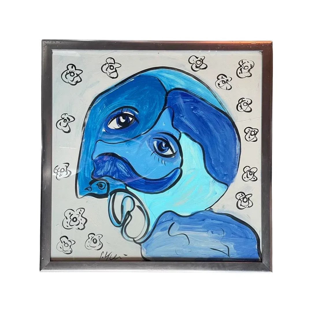 Contemporary Abstract Expressionist Acrylic Painting by Peter Keil, Framed - 4