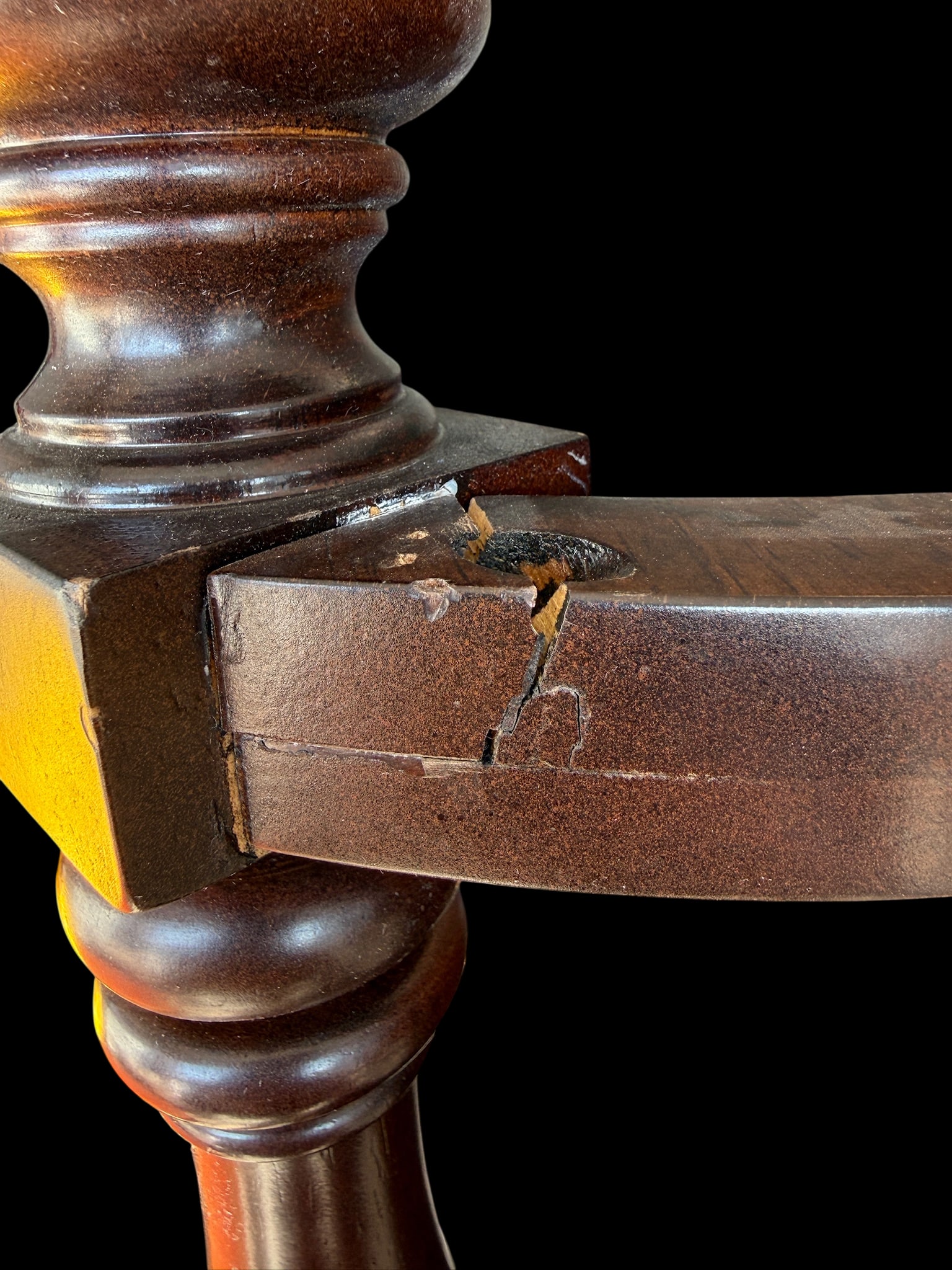 Late 20th Century Bernhardt Tall Back Nailhead Walnut Dining Chairs - Set of 4 - 14