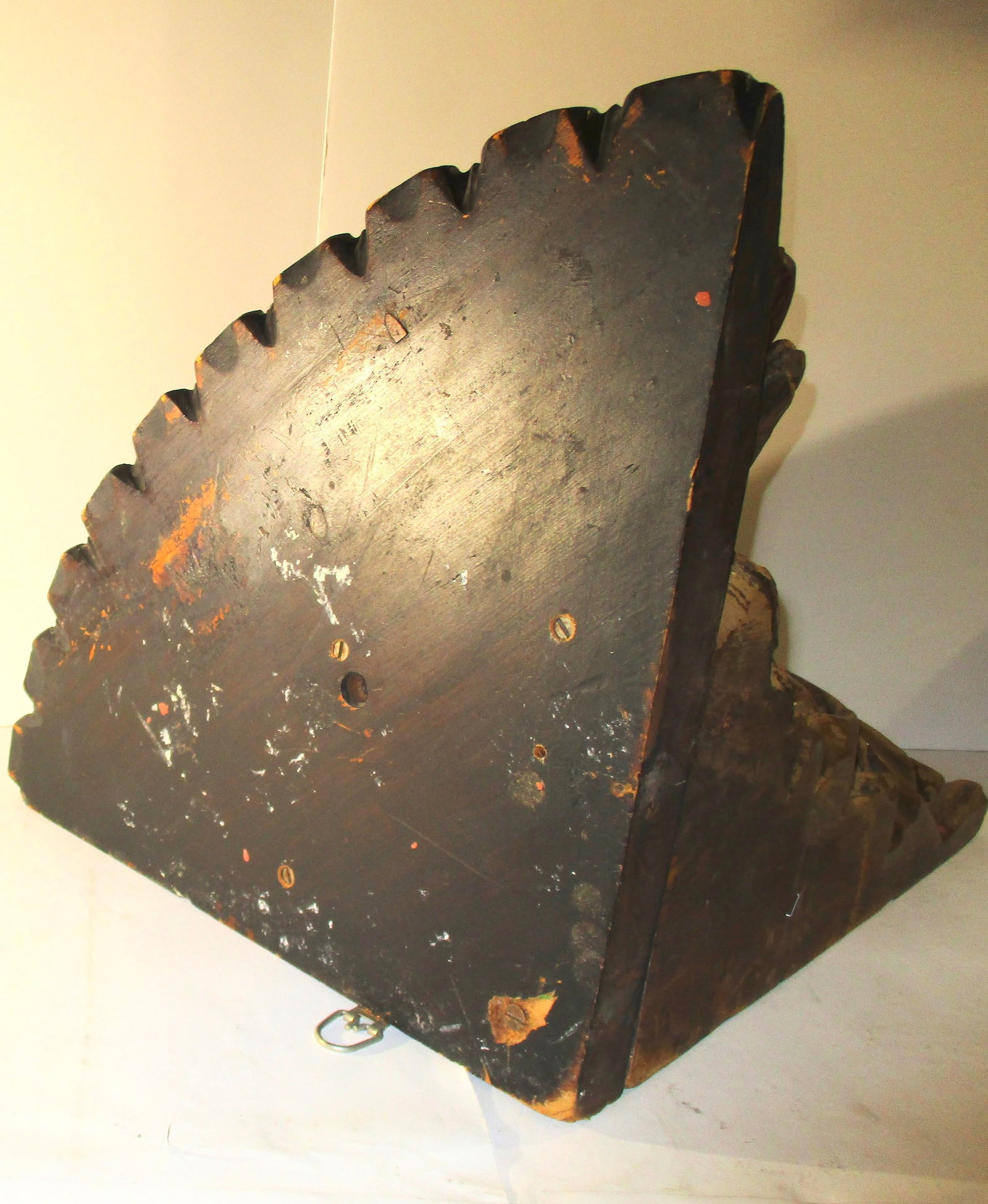 Antique Carved Italian Corner Shelf Bracket - 6