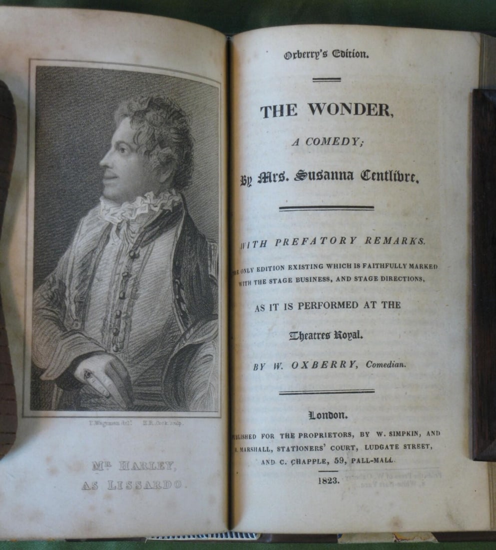 Antique Book Oxberry's English Dama Rare Edition 9 Plays C. 1818 Shakespeare Fine Rebinding - 6