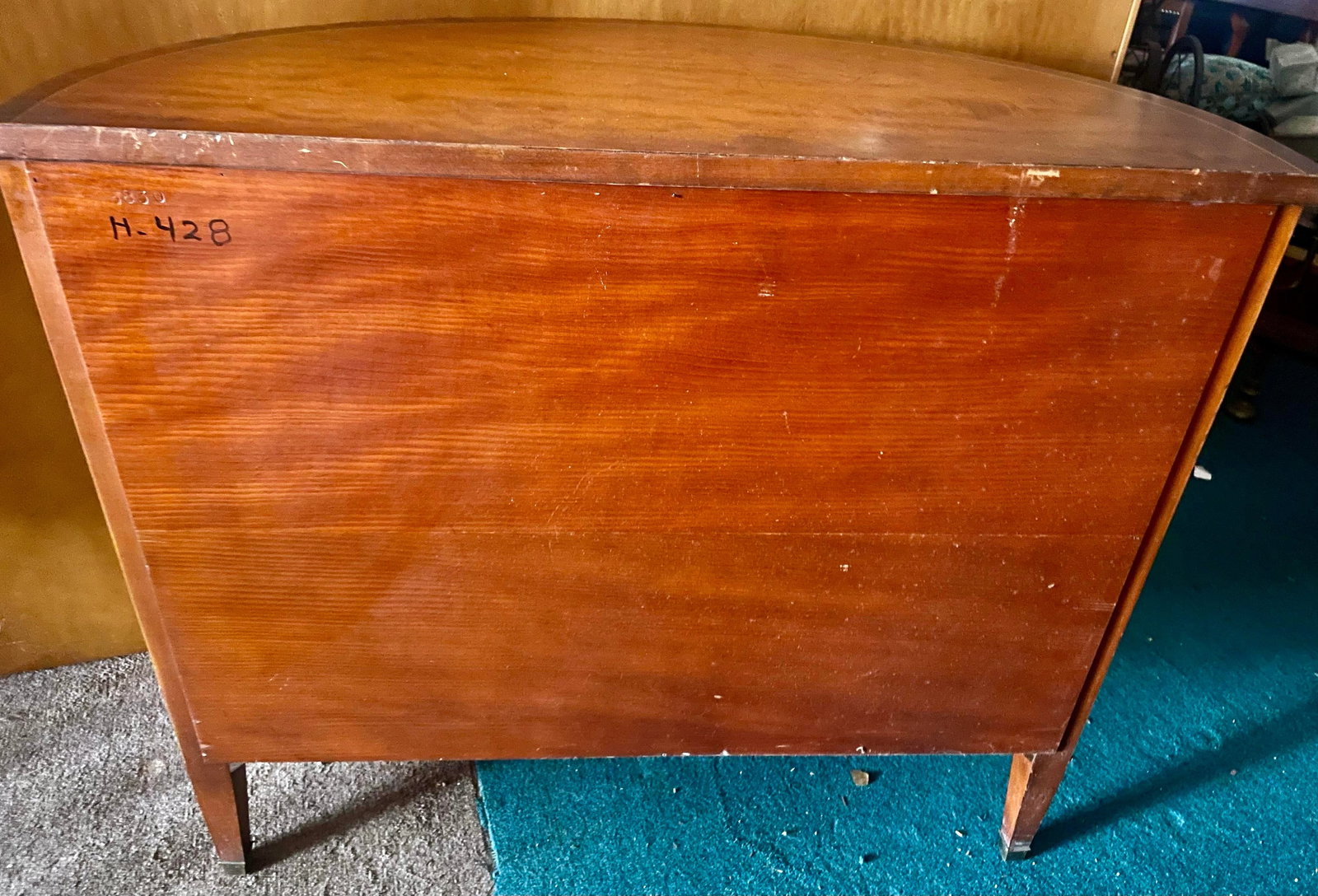 Mid 20th Century Pair of Grand Rapids Imperial Furniture Demilune Adams Style Paint Decorated Cabine - 12