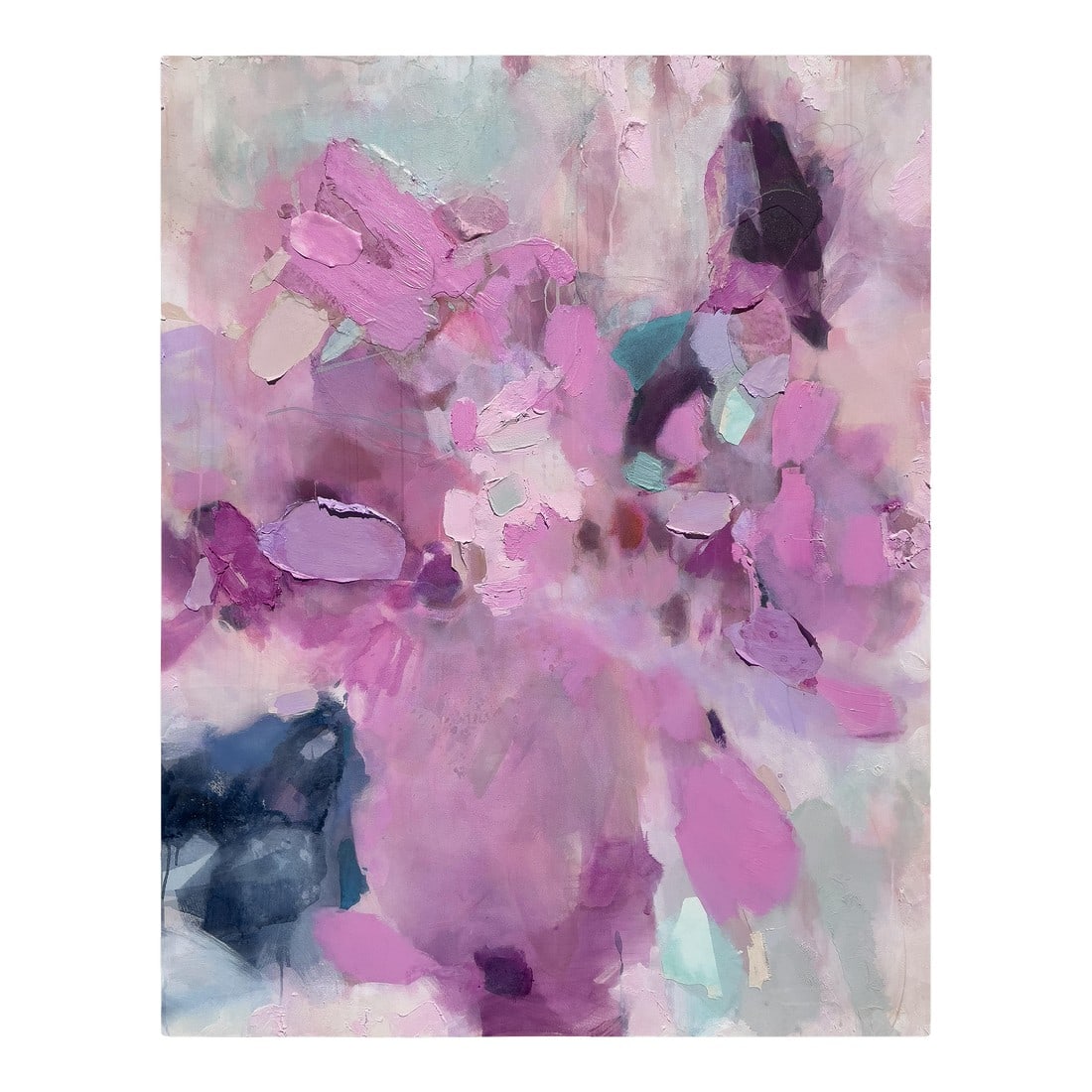 Blame It on the Twilight Dimensional Abstract in Plum and Orchid (1 of 12)