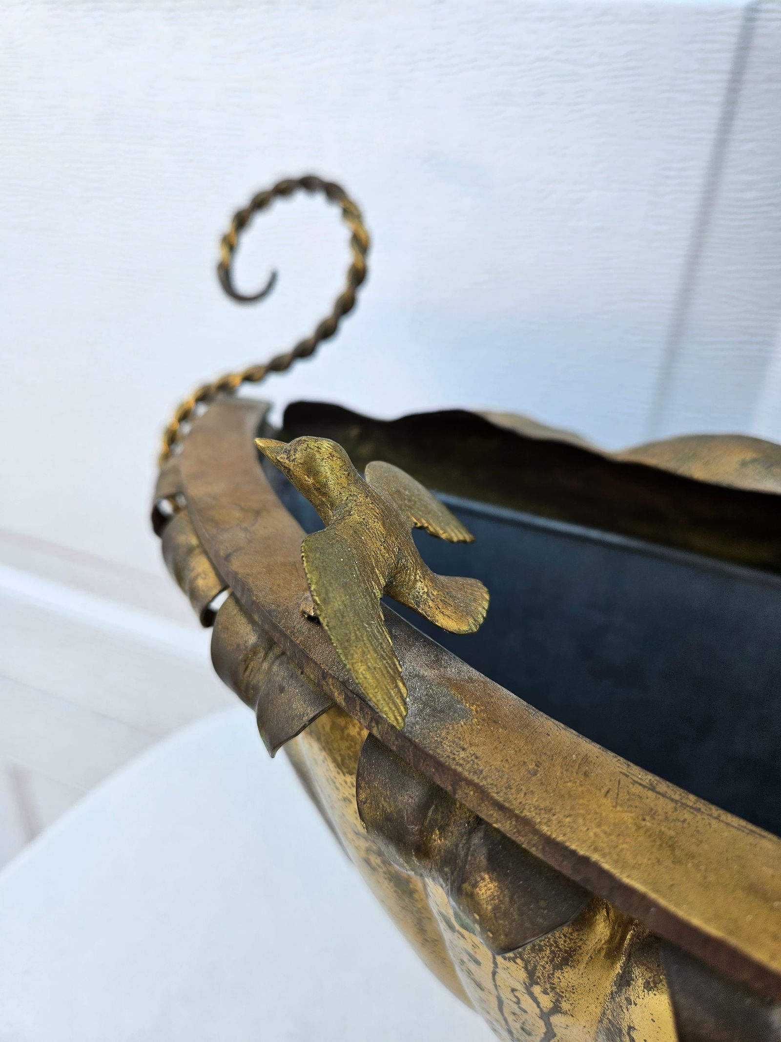 Italian Mixed Metals St. Francis of Assisi Wall Pocket Planter - 4