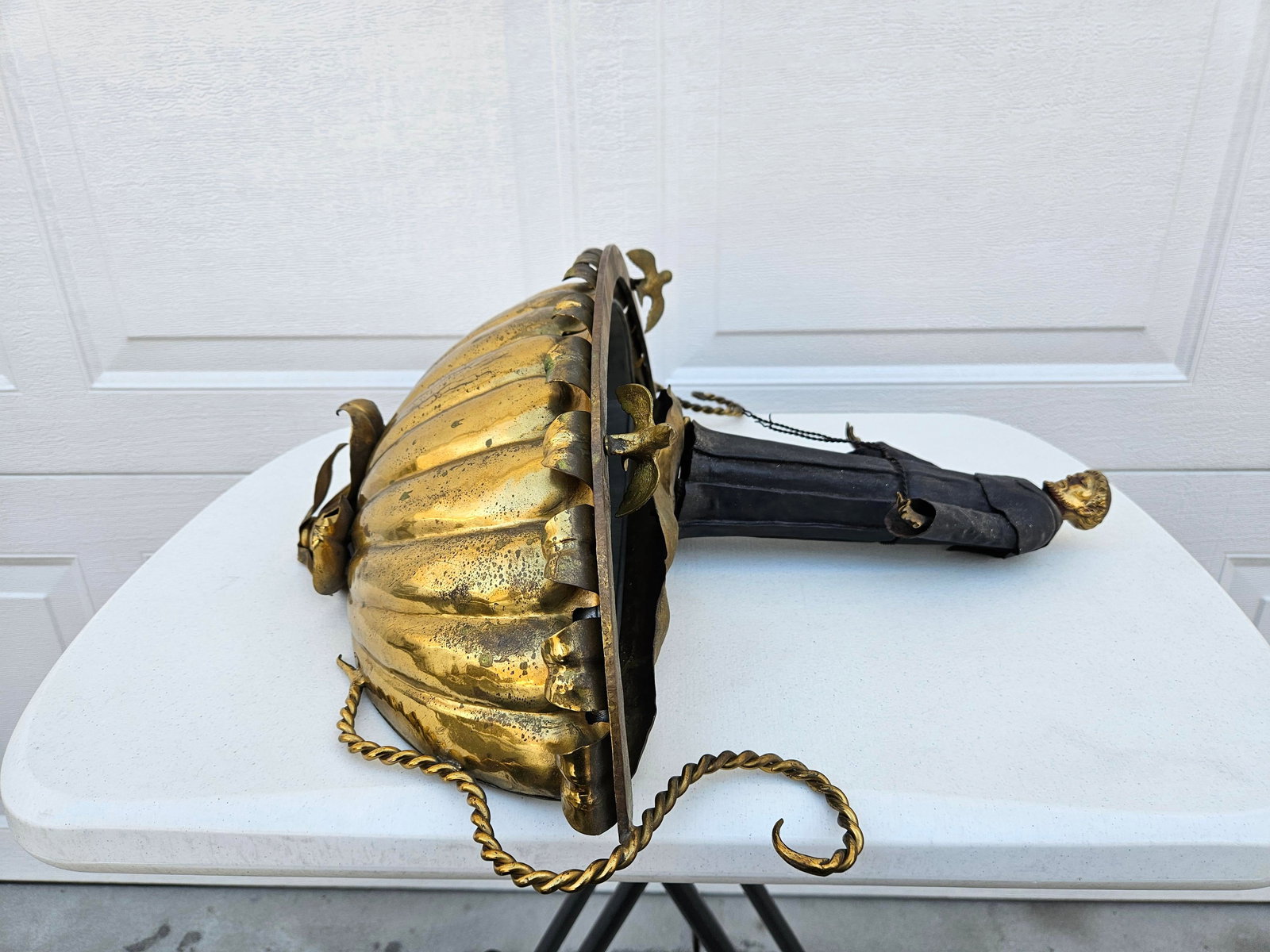 Italian Mixed Metals St. Francis of Assisi Wall Pocket Planter - 8