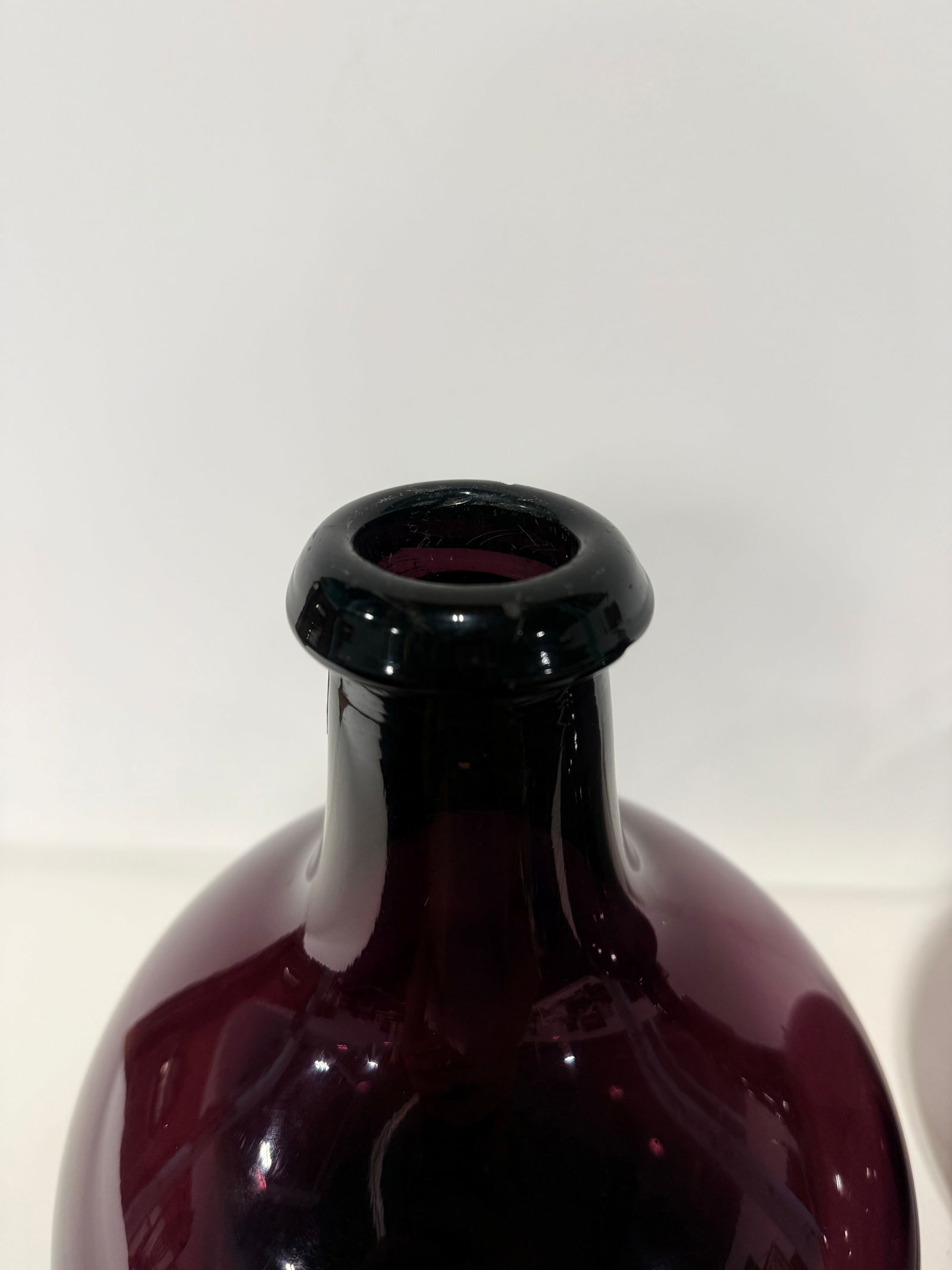 Pair, Scottish Apothecary Amethyst Glass Bottles, C. 1890 With Labels - 6