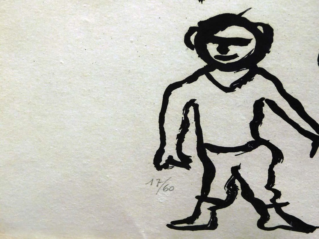 Alexander Calder "Circus Tent" Hand Signed Lithograph on Paper - 5