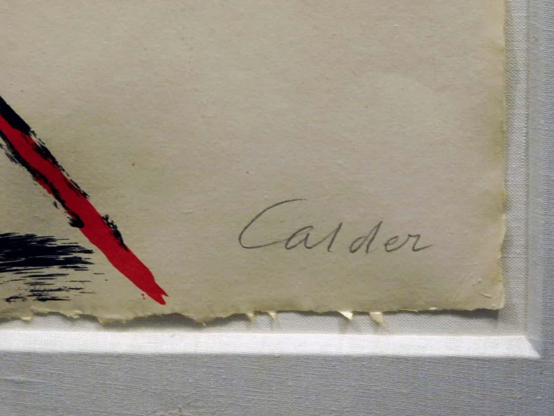 Alexander Calder "Circus Tent" Hand Signed Lithograph on Paper - 8