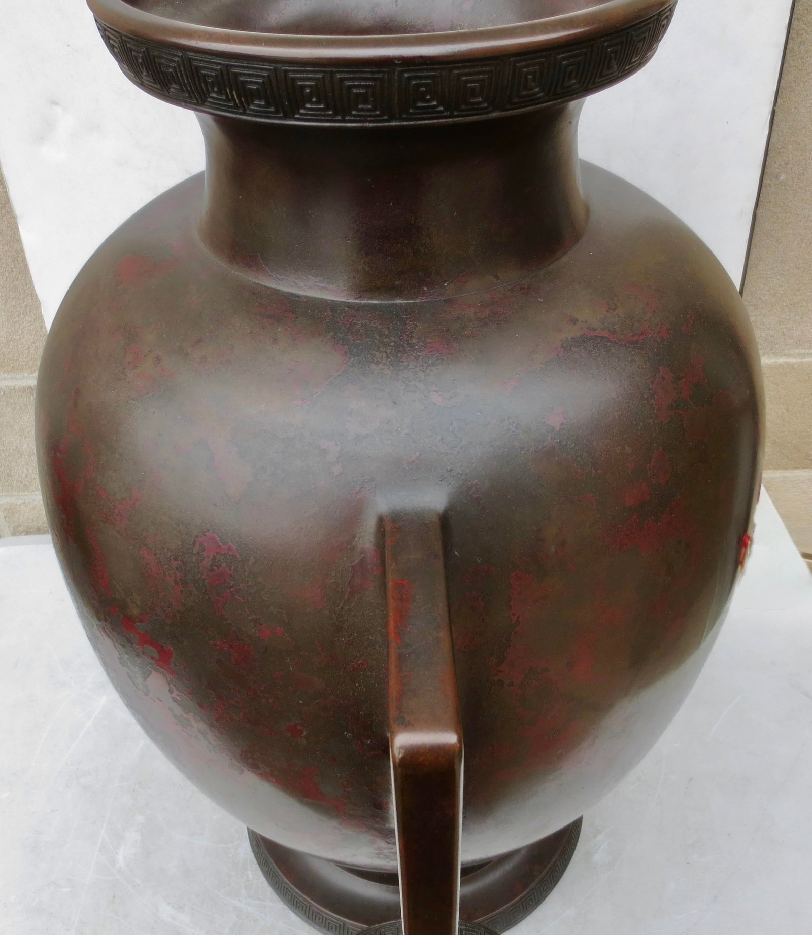 Massive Japanese Meiji Bronze Vase by Sencho Ku Circa 1900 - 7