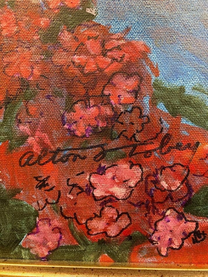 Alton S Tobey - Seascape Terrace, Original, Signed - 6