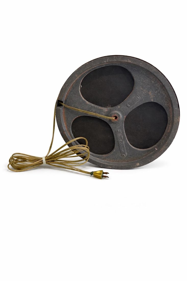 Vintage Rembrandt Lamps Verdigris Green Torchiere Floor Lamp With Original Textured Milk Glass Shade - 7