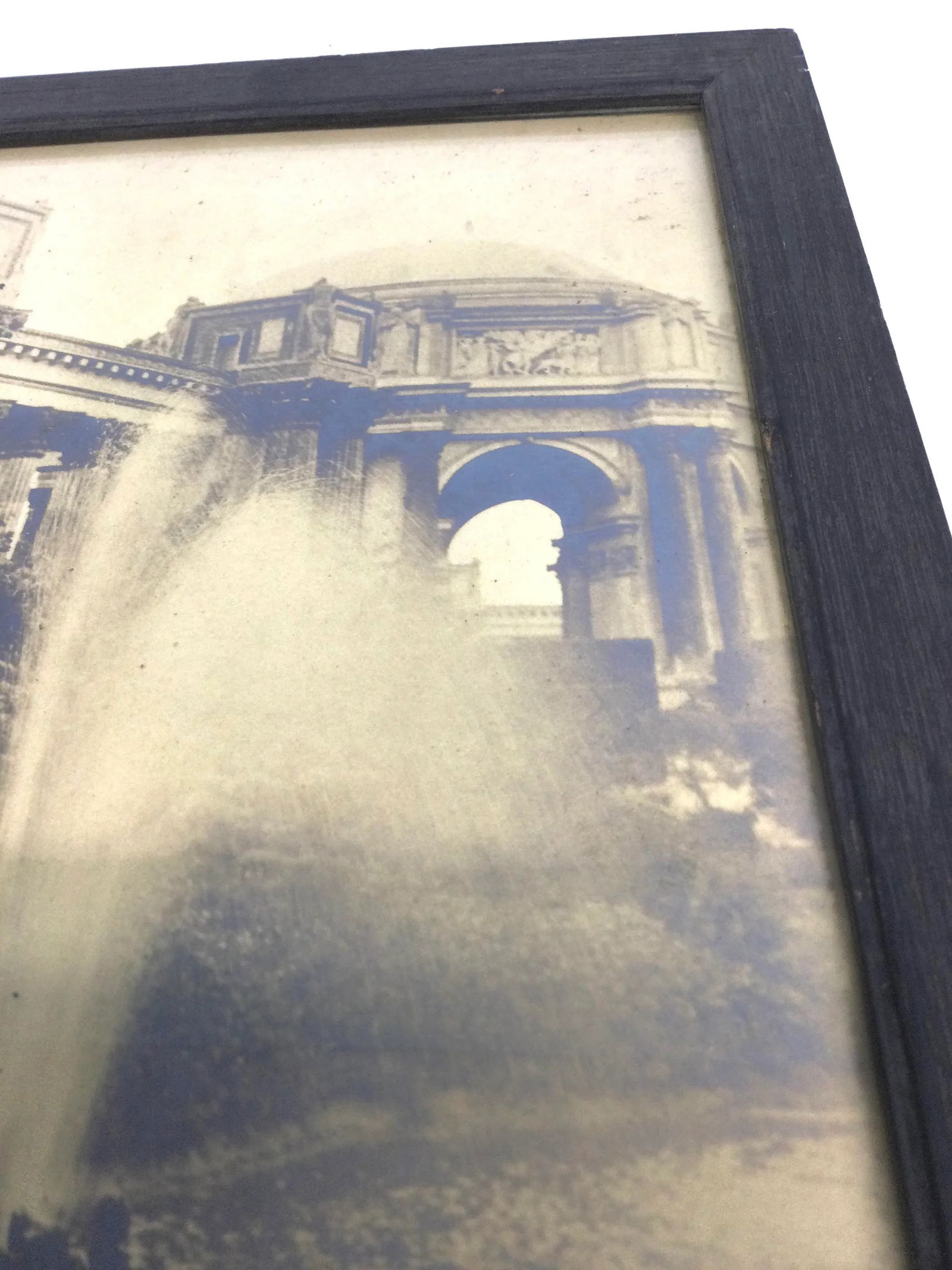 1915 Fountain at Lagoon Palace of Fine Arts Triptych Framed Photo - 5