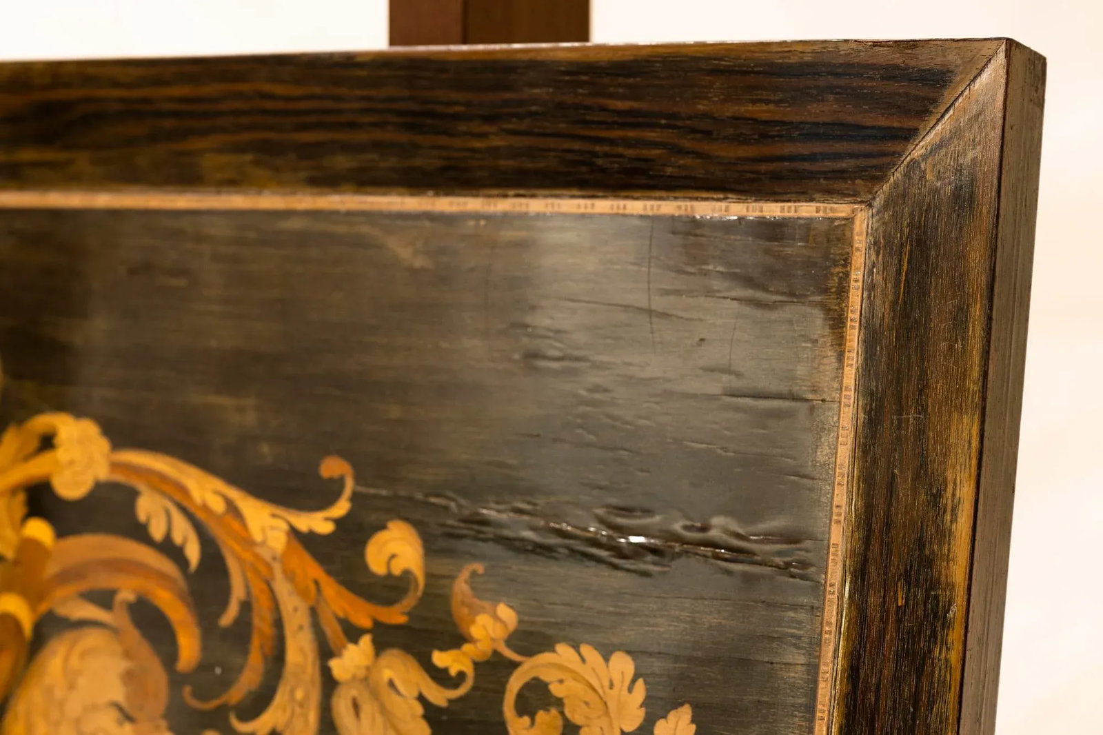 19th Century French Framed Marquetry Piece - 4