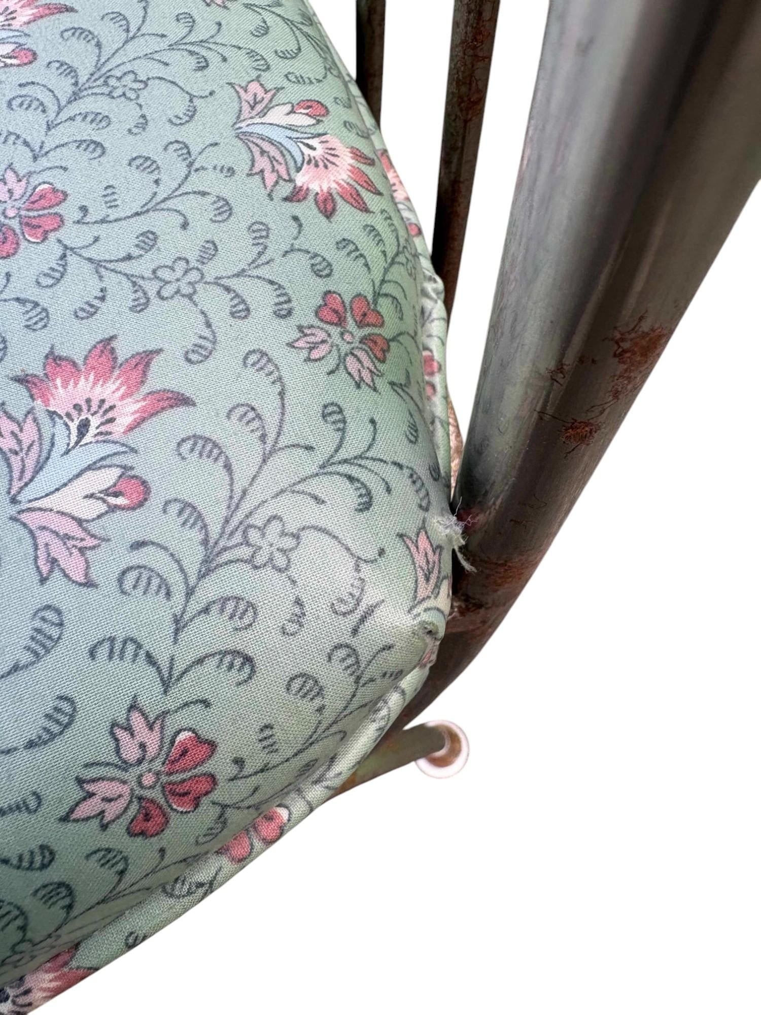 Mid 20th Century S. Salvadori Attributed Italian Iron Dining Chairs - Set of 6 - 12