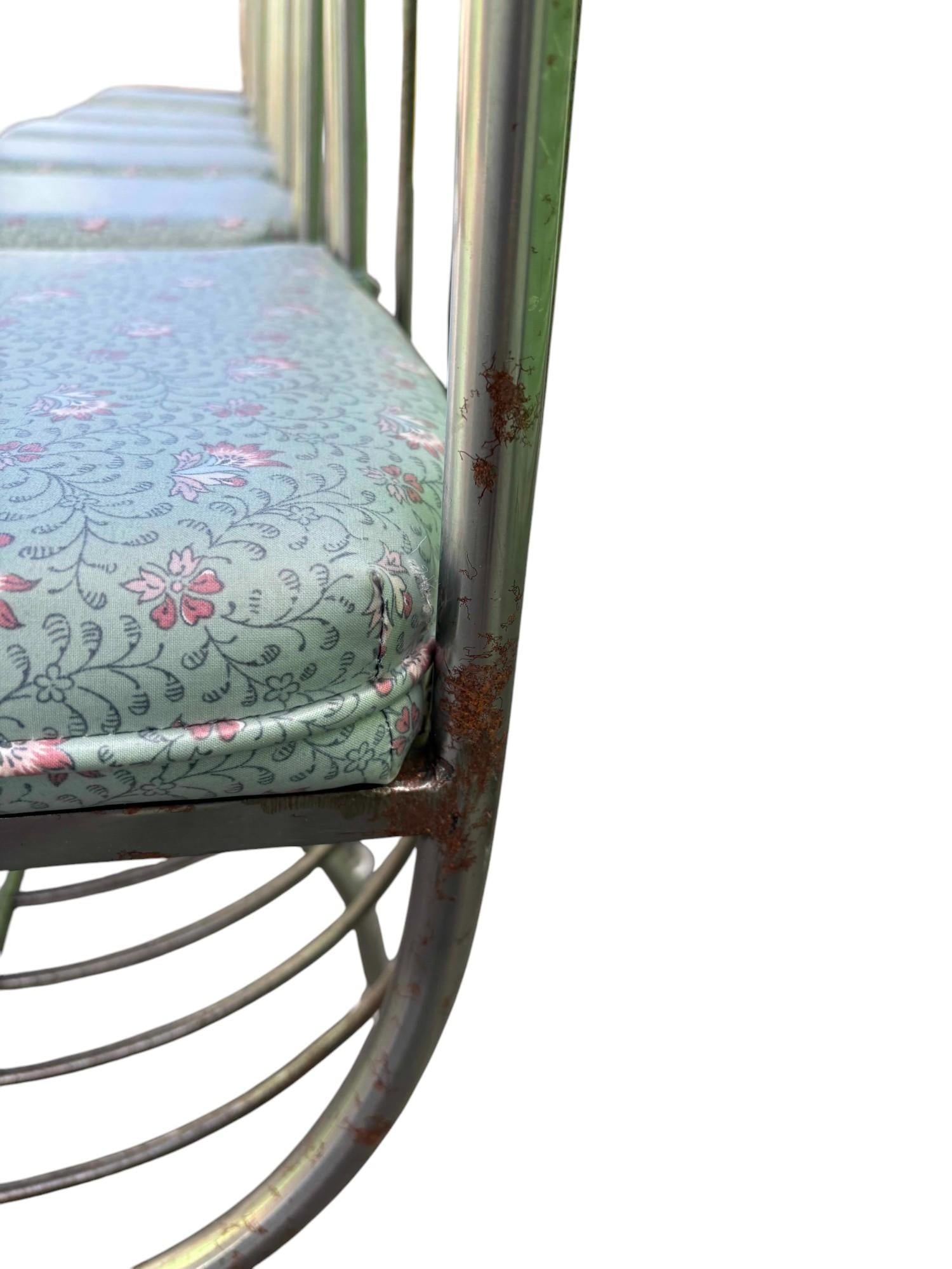 Mid 20th Century S. Salvadori Attributed Italian Iron Dining Chairs - Set of 6 - 9