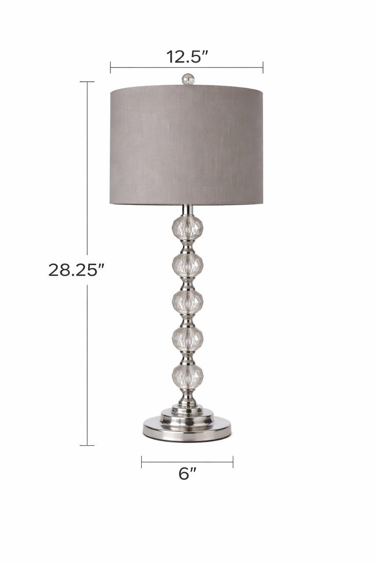 Late 20th Century Hollywood Regency Revival Faceted Column Table Lamps – Pair - 3