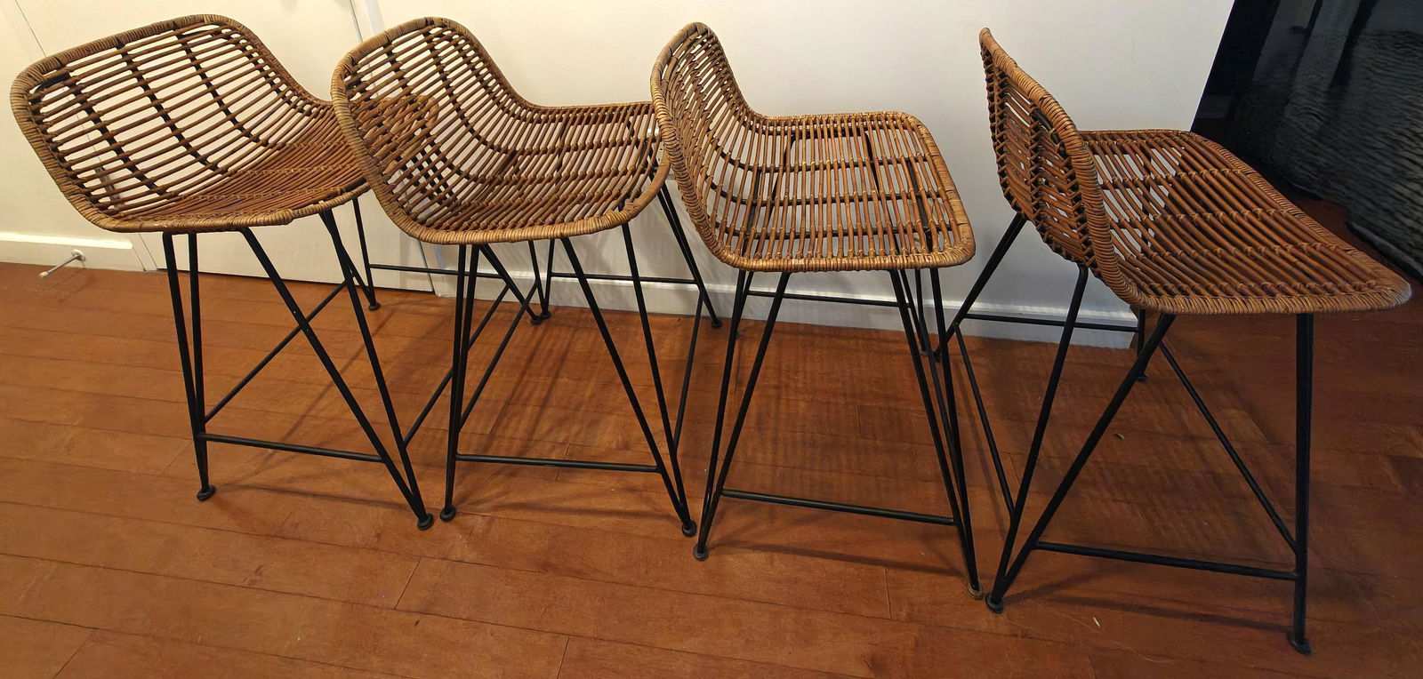 Palecek Hermosa Counter Stools- Set of 4 - 2