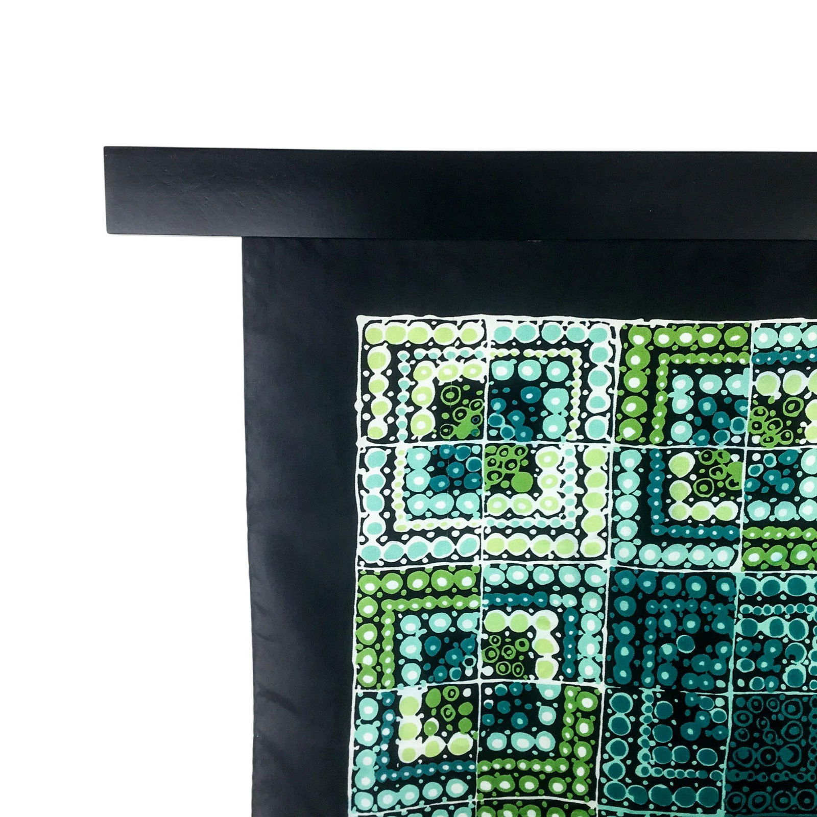 Pure Silk Twill Vintage Scarf With Wall Hanging Scarf Holder - 2