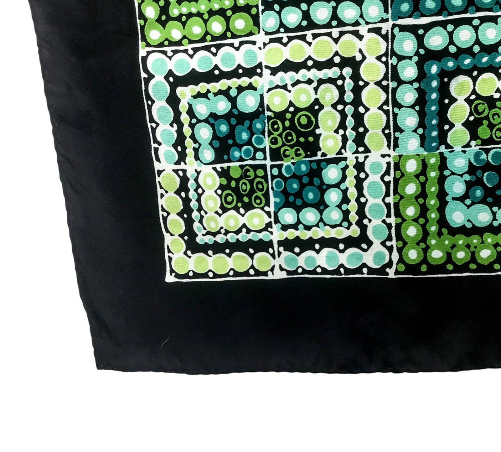 Pure Silk Twill Vintage Scarf With Wall Hanging Scarf Holder - 4