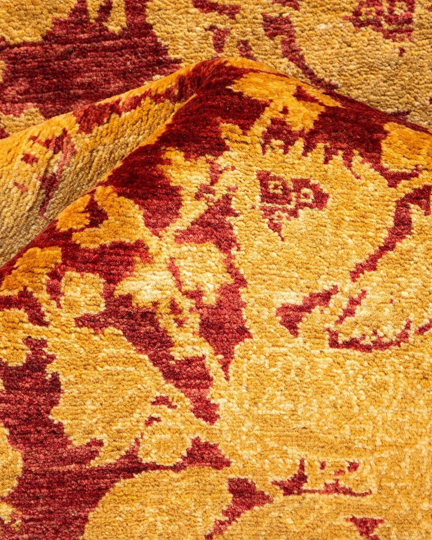 Mogul Hand Knotted Area Rug, Red - 5' 2" x 7' 10" - 7