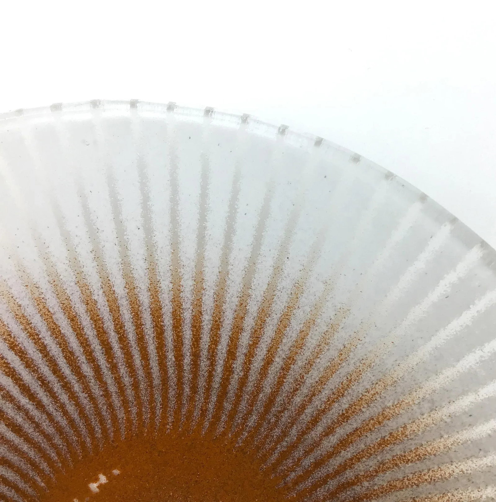 1960s Maurice Heston Etched & Ribbed Crystal Trinket Dish - 5