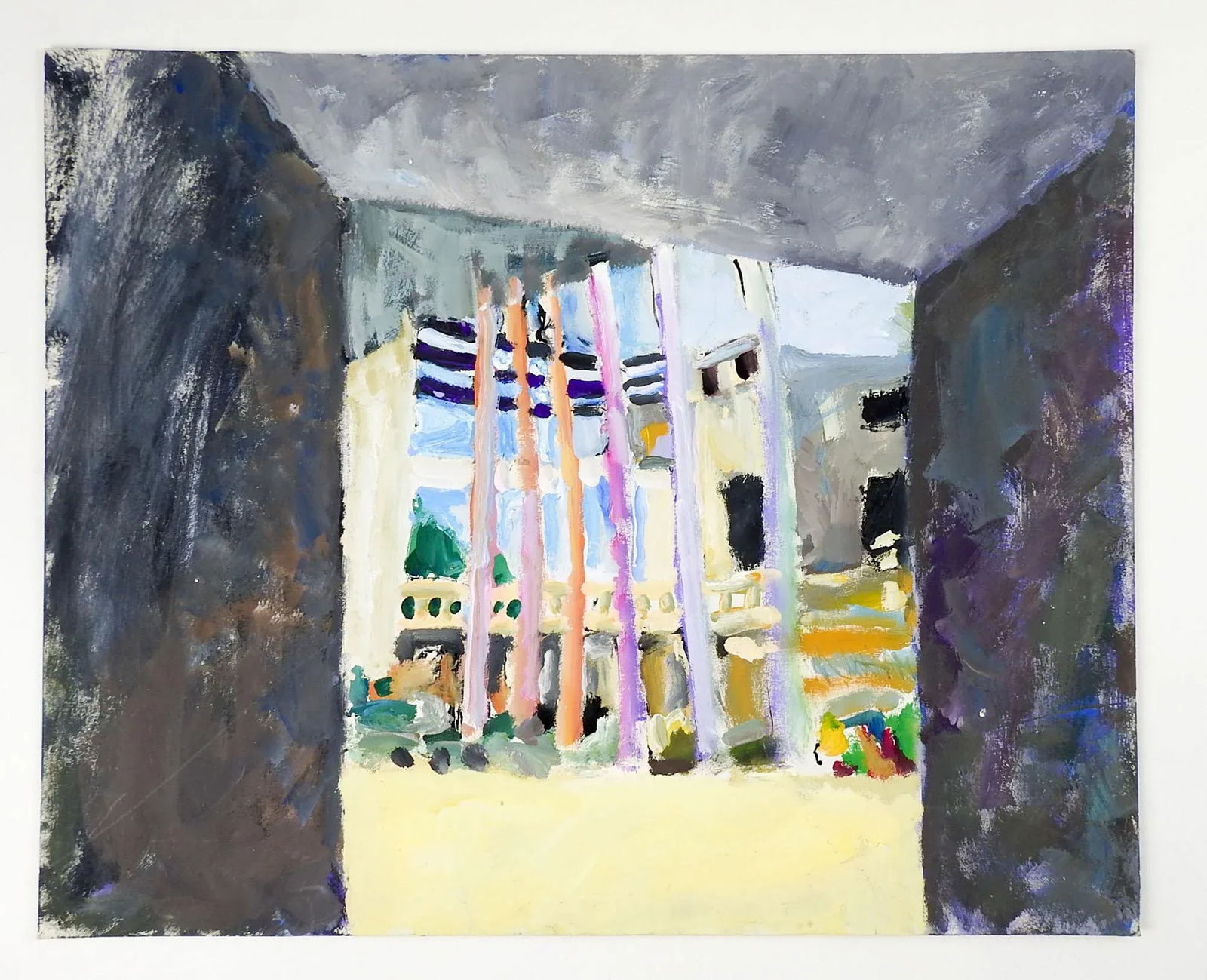 Abstract Cityscape Painting by Marilyn Lanfear - 2