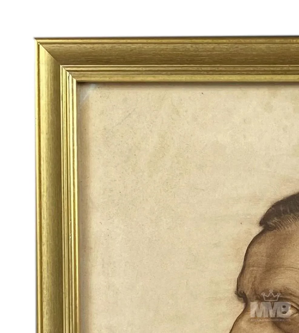 Pastel Portrait of Grand Duke Dmitrii Palovich Nephew of Tsar Nicholas II by Michael Werboff 1932 Ac - 3