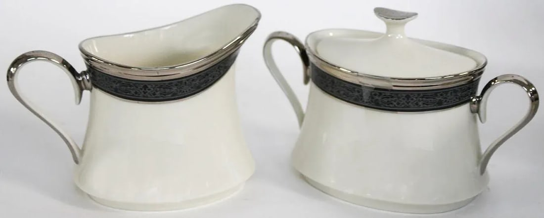 Lenox China Moonlight Mood- Service for 12 Plus Sugar/Creamer - 4