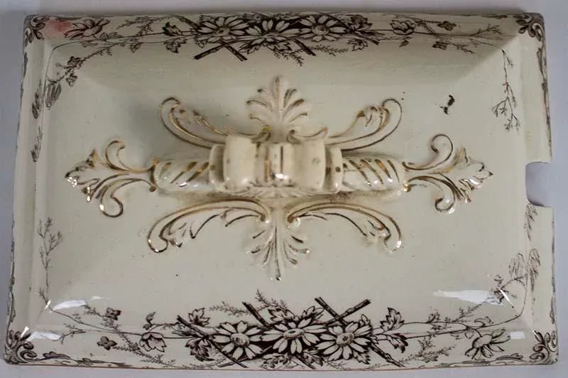 Vintage Staffordshire Farmhouse Serving Pieces - Set of 4 - 6