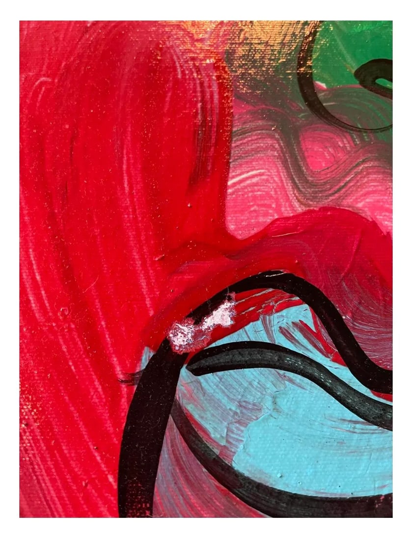 Andy Warhol by Artist Peter Keil Original Painting Framed - 6