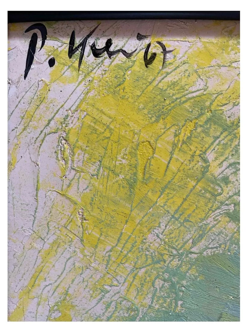 1960s Abstract Figurative Acrylic Painting by Peter Keil - 2