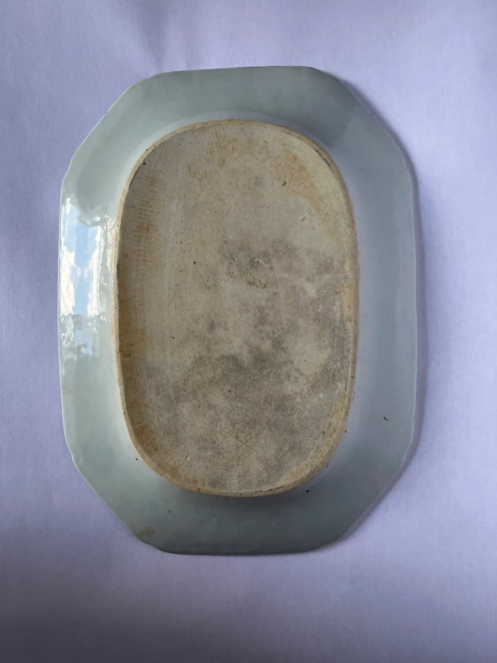 18th Century Chinese Export Blue & White Landscape Platter - 5