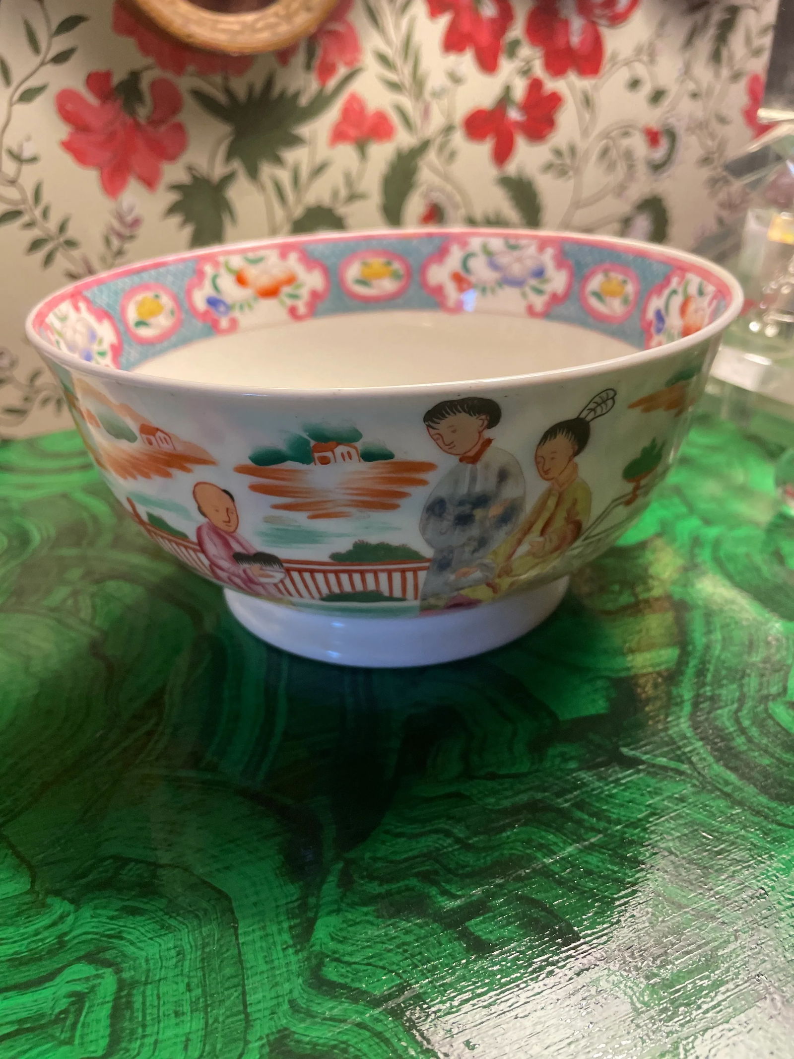 Late 18th Century Hall Porcelain Breakfast Service Mandarin Chinoiserie, 23 Pieecs - 5