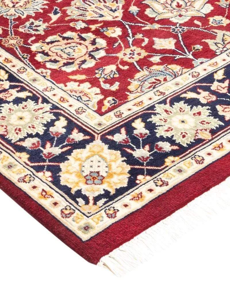 Mogul, One-of-a-Kind Hand-Knotted Area Rug in Red, 4' 2" x 6' 2" - 2