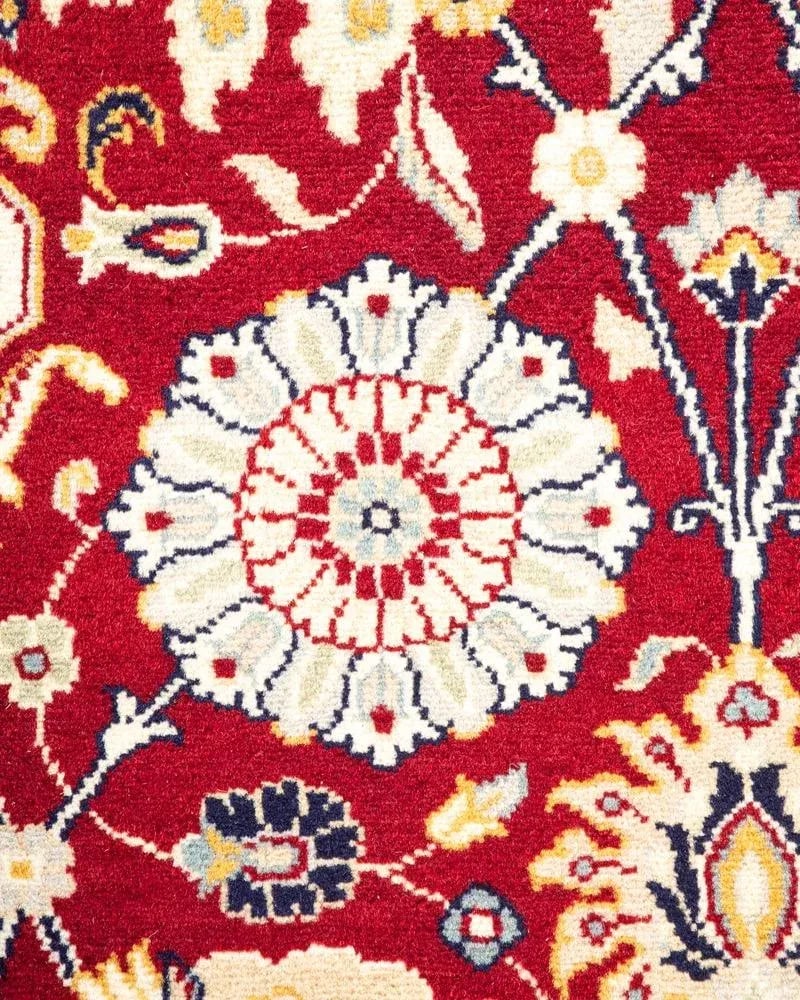 Mogul, One-of-a-Kind Hand-Knotted Area Rug in Red, 4' 2" x 6' 2" - 3