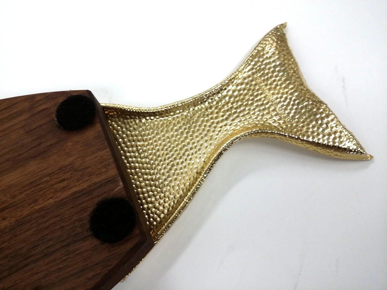 Ted Arnold Wood & Gold Serving Platter - 3