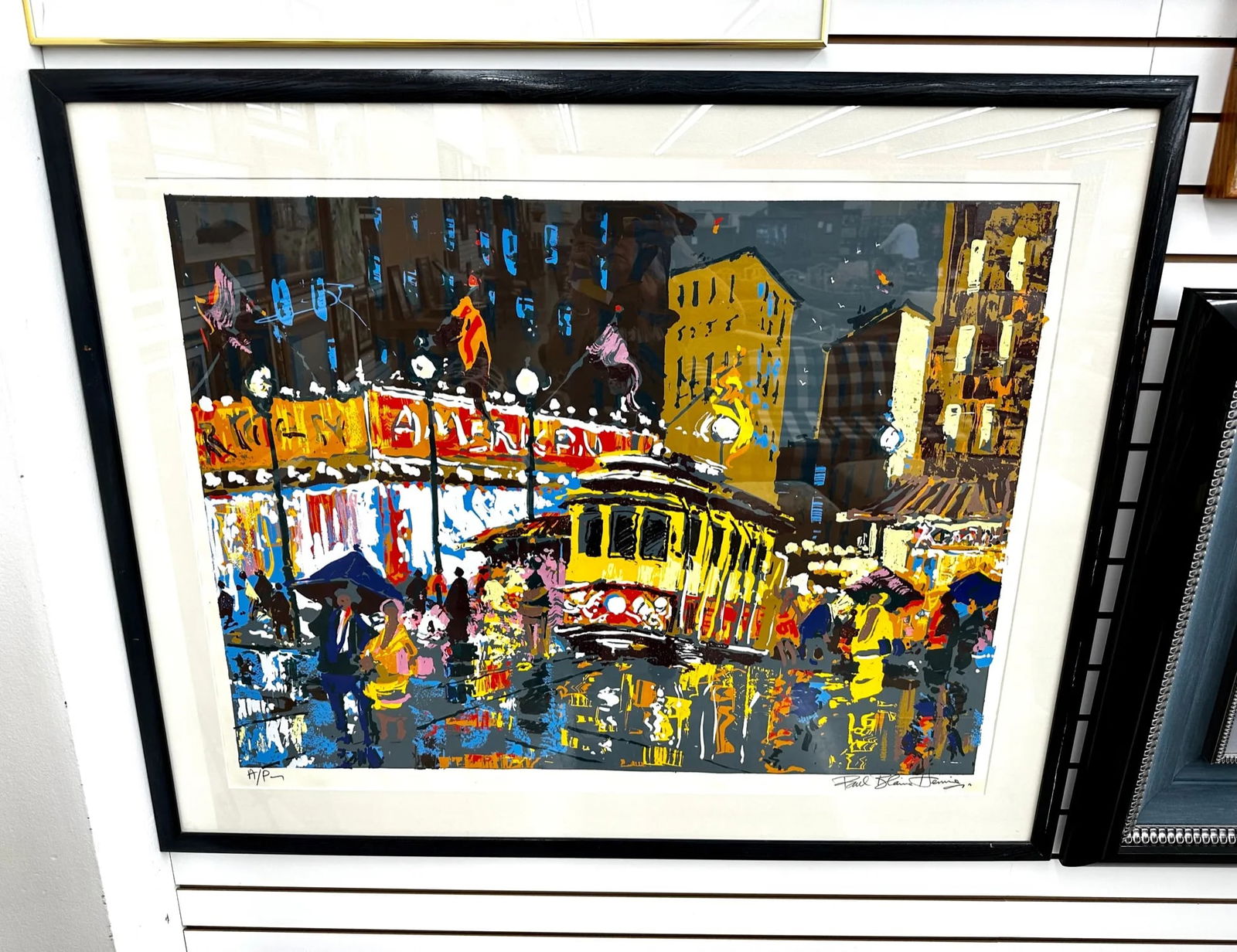 Original Paul Blaine Henrie Cityscape Serigraph on Paper A/P Signed by Artist - 4