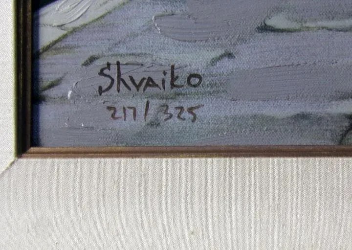 Viktor Shvaiko "Ristrante" 2000 Hand Signed With Custom Frame - 2