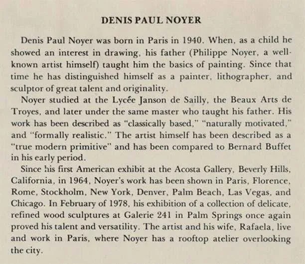 1960s Denis Paul Noyer Signed & No. By Artist, Lithograph 305/350/ Hotel Bellevue - 7