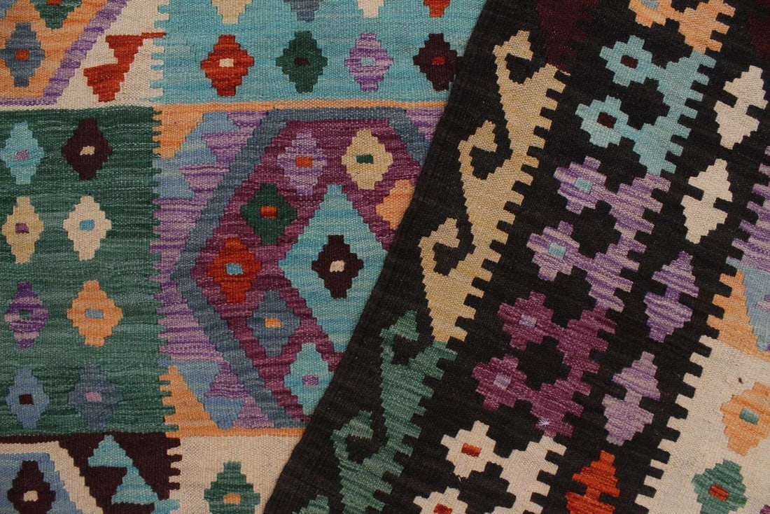 Early 21st Century Kilim Gray Brown Wool Rug - 7