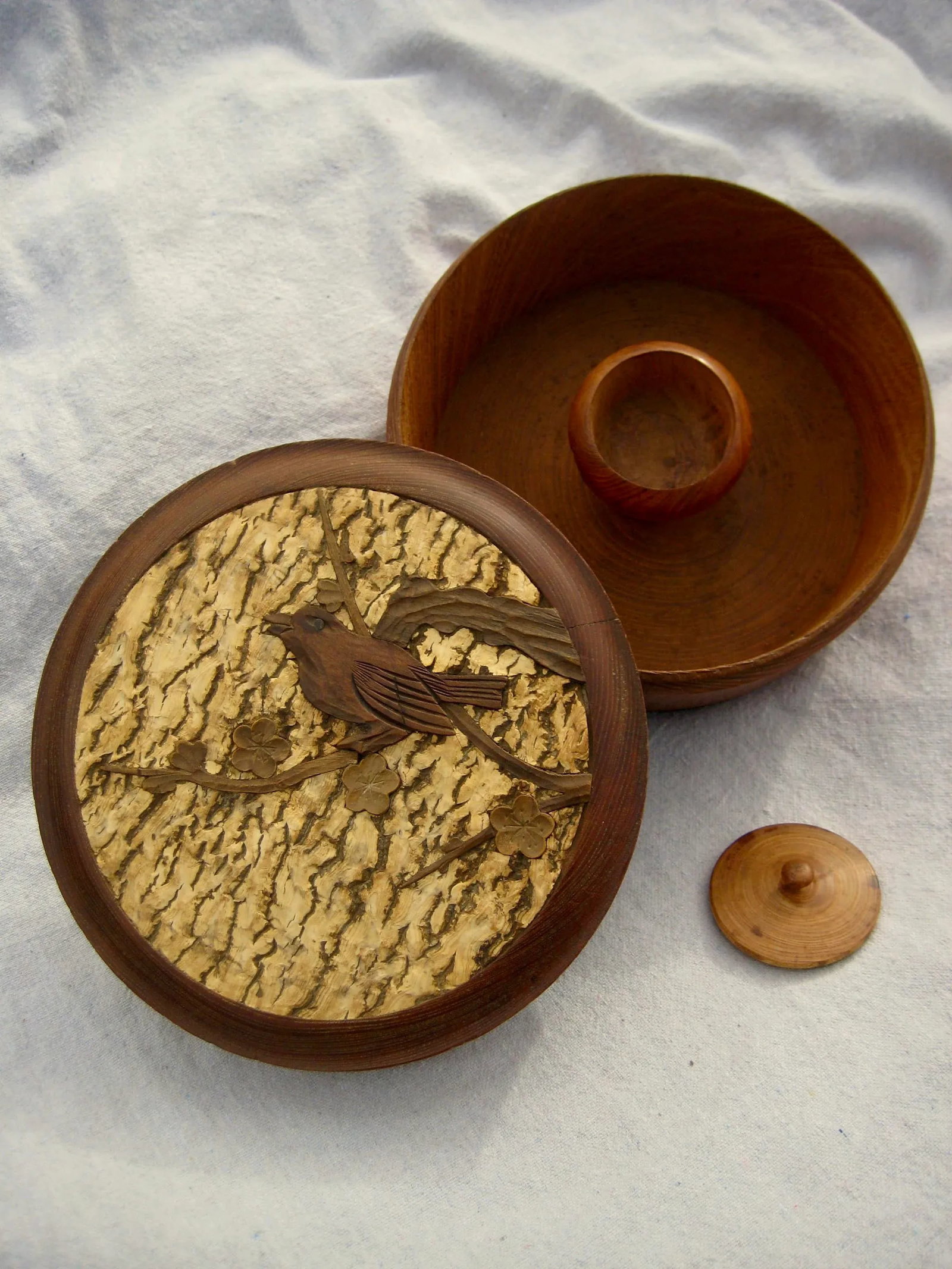 Mid-Century Modern Japanese Wood Box - 13