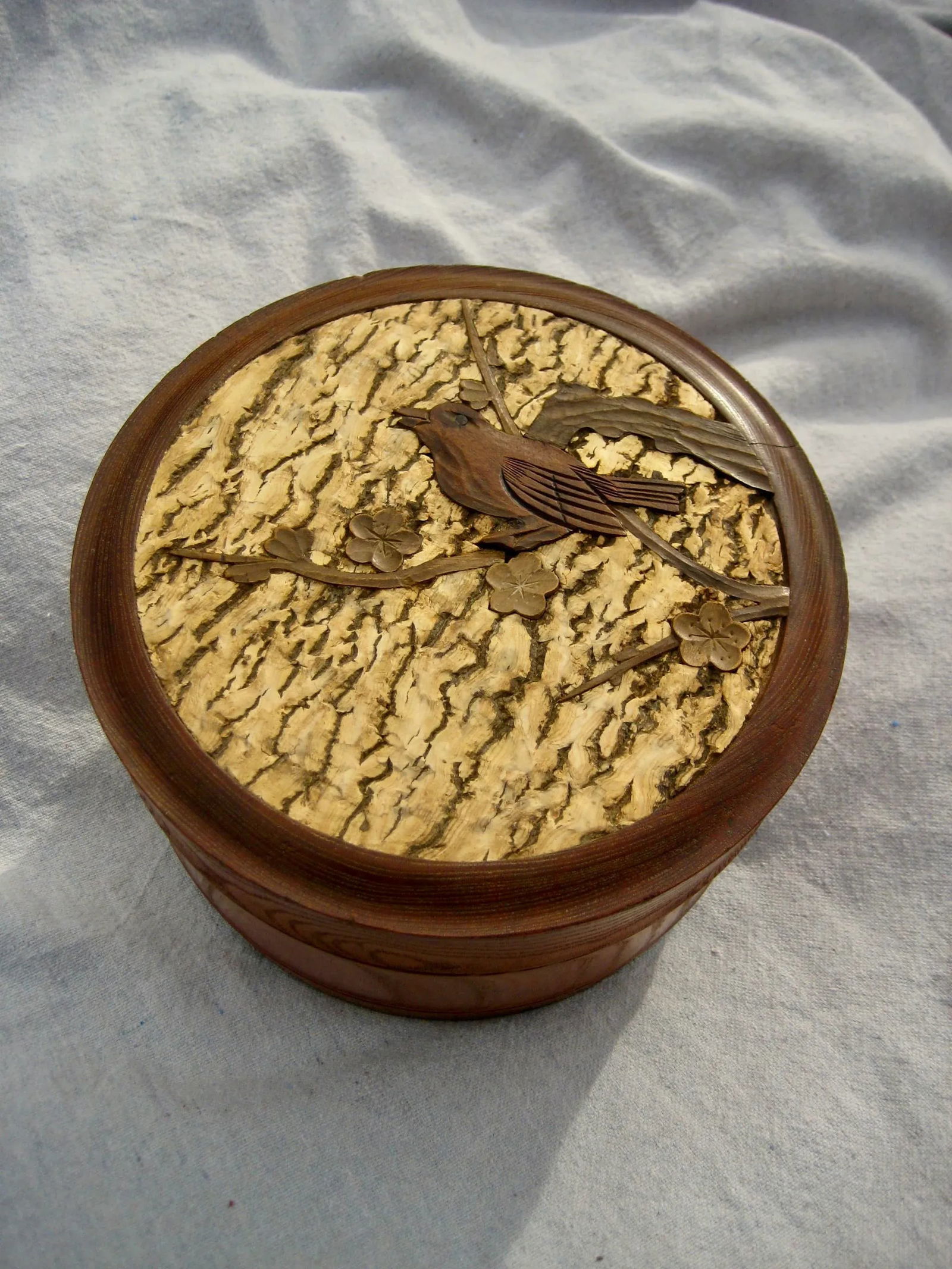 Mid-Century Modern Japanese Wood Box - 2