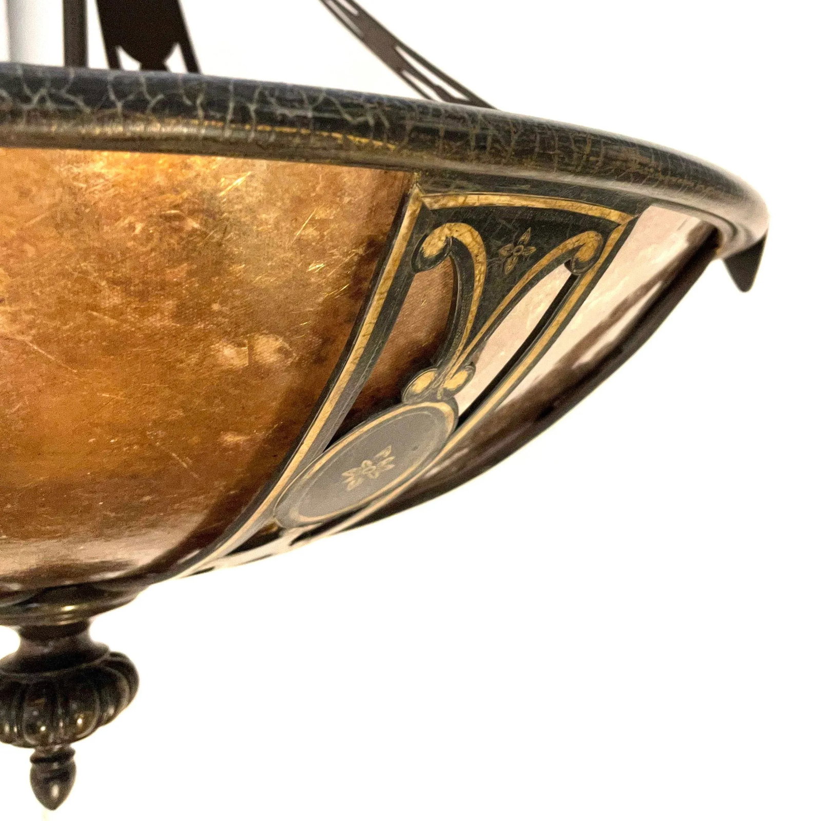 Contemporary Renaissance Inspired Iron & Mica "Avignon" Pendant by Fine Art Lamps - 6