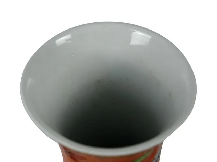 Enamelled Porcelain Vase Guang Xu- 1875 to 1908 - A Pair - 8