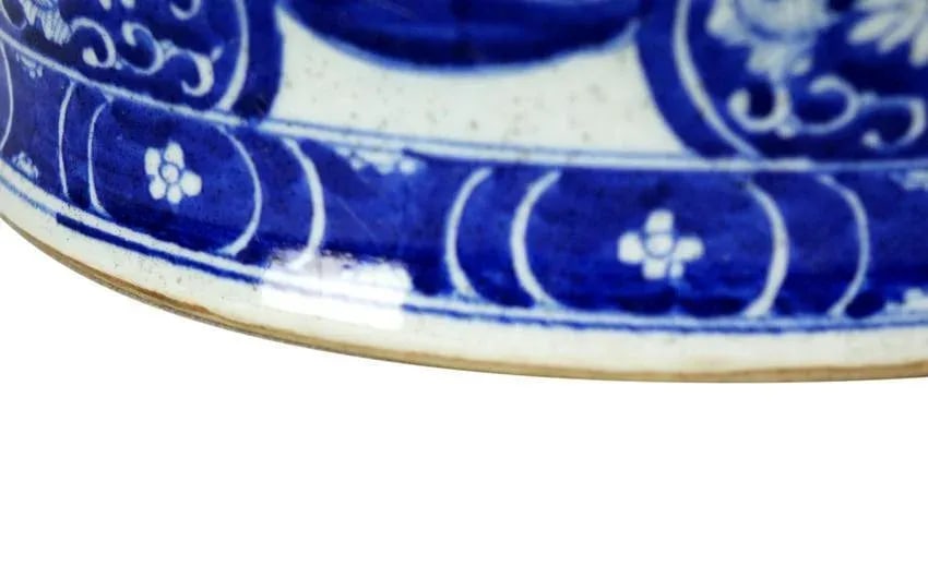 Late Ming Chinese Porcelain Blue & White Vase - 3