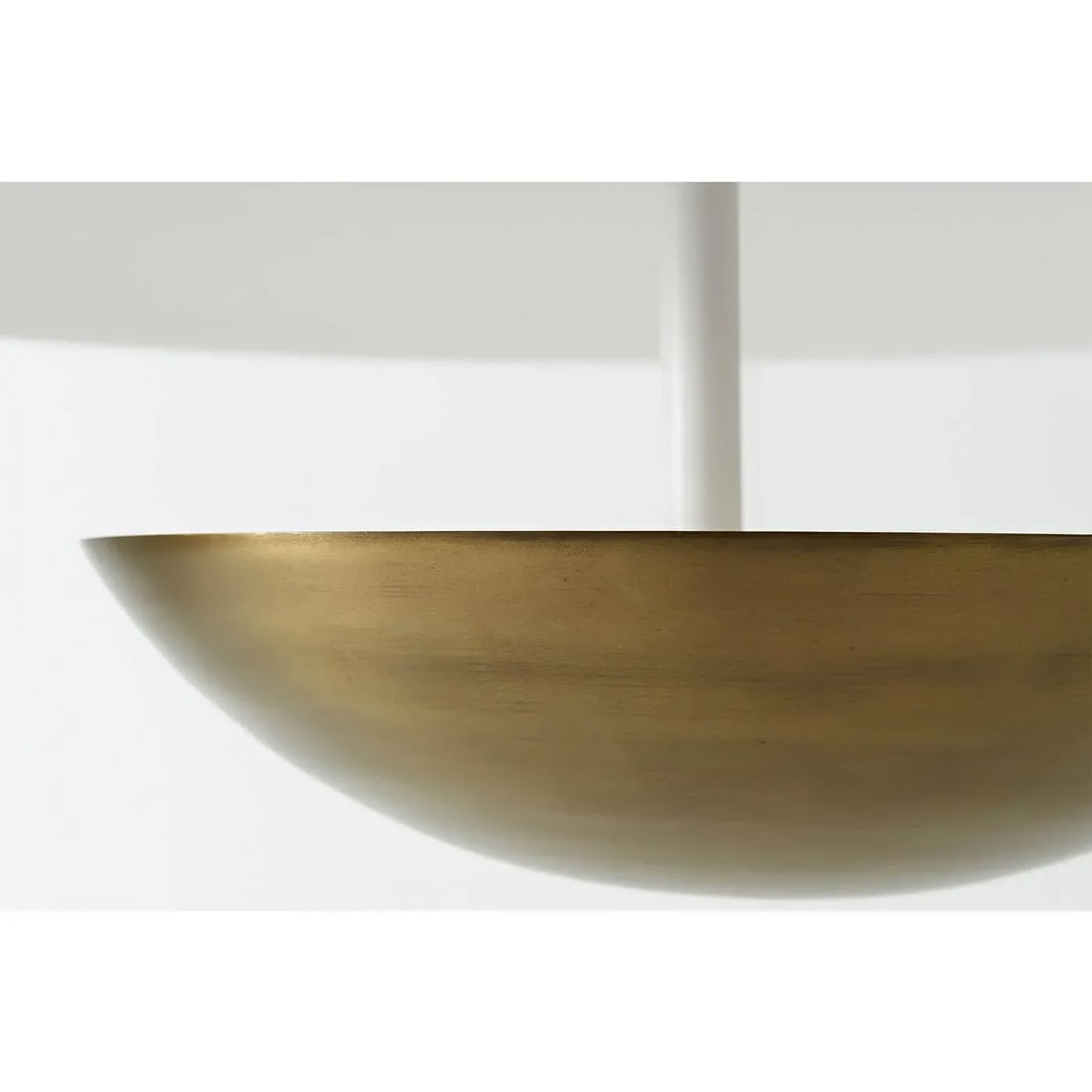 Early 21st Century White Modern Bowl Pendant - 3
