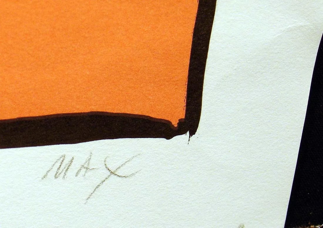 Peter Max "Peach Lady" Hand Signed Fine Art Lithograph - 4